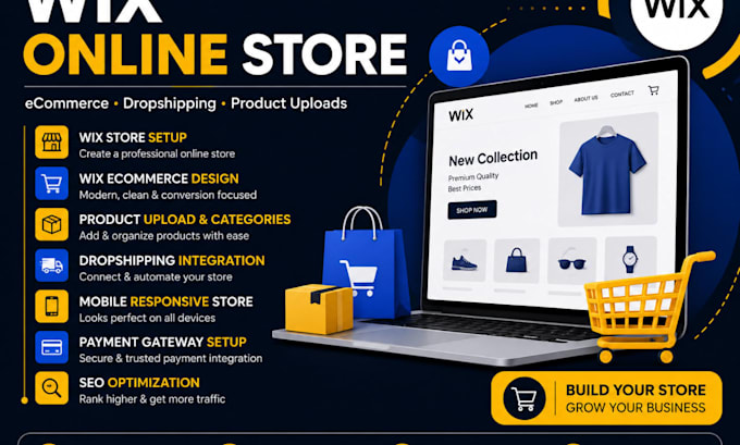 do wix online store wix drop shipping, and adding products