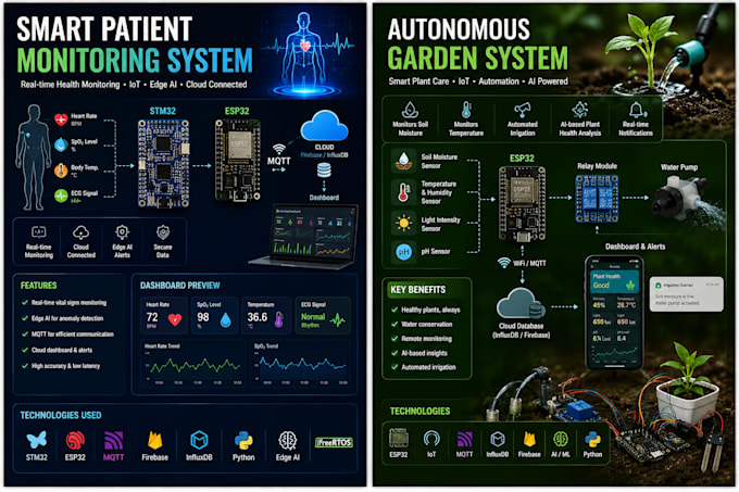 develop and simulate end to end iot projects including sensor interfacing
