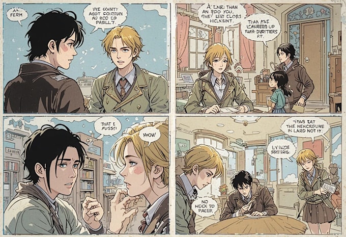 draw comic illustration storyboard comic strip