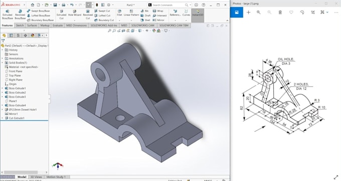 convert your sketch, image, PDF, or drawing into a professional 3d cad model