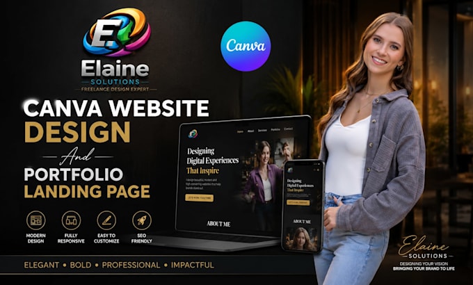 do canva website canva landing page design canva templates