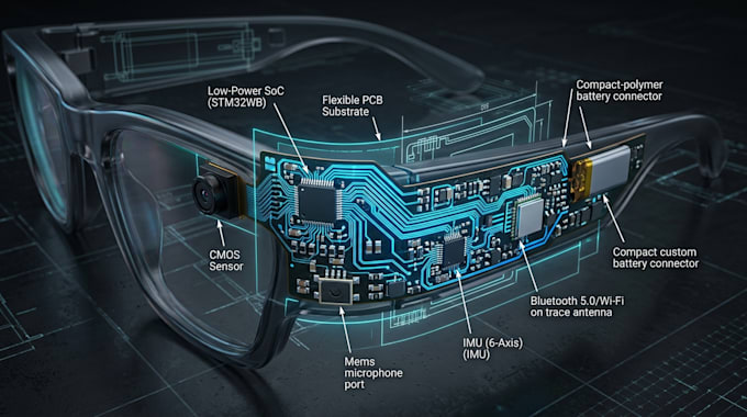 design custom ai smart glasses hardware for wearable devices