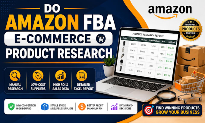 do amazon fba e commerce product research