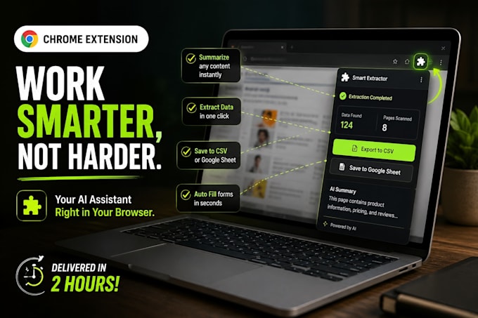 custom chrome extension development