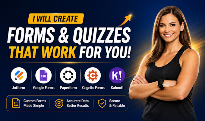 create jotform, pdf fillable file, google forms, paperform, cognito form, kahoot
