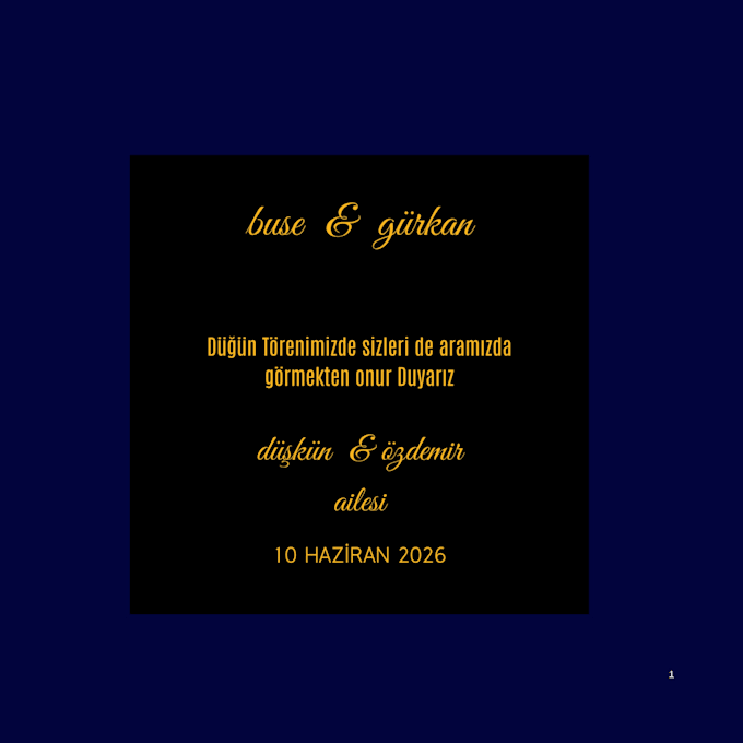 design  navy blue wedding invitation