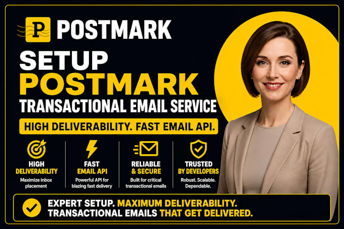 setup postmark transactional email service high deliverability fast email api