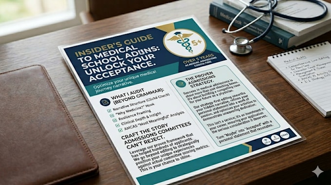 edit your medical school personal statement and amcas activities