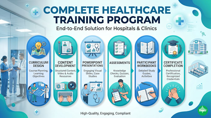 create healthcare courses and education materials
