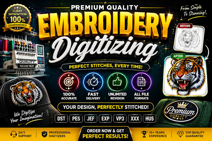 do embroidery digitizing logo