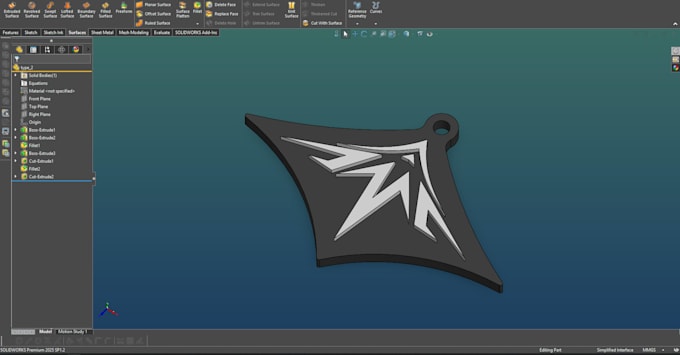 create stl models for logo keychains