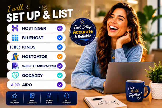 hostinger website design bluehost ionos hostgator website migration godaddy airo