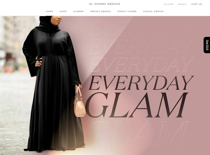 create islamic clothing website abaya store abaya shopify website