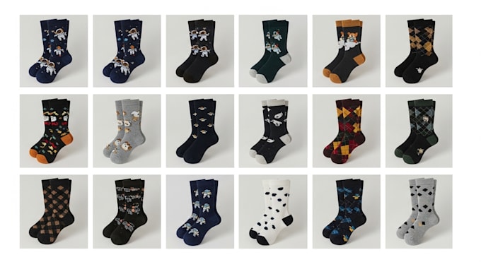 make a custom and pattern socks design