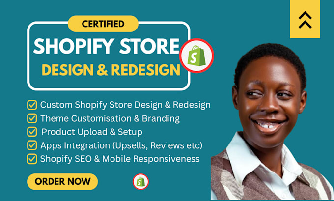 design, redesign and revamp shopify stores professionally