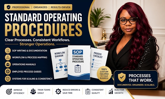 write professional sops and standard operating procedures