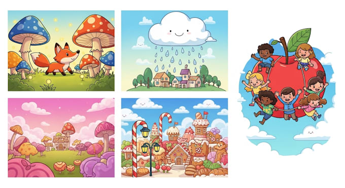 draw cartoon illustrations for you