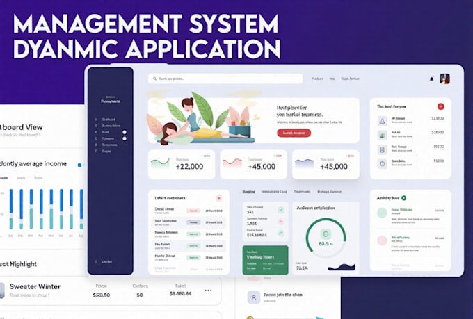 develop custom web application and business application