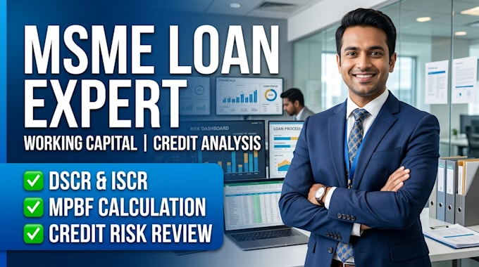 prepare bank loan proposal, cma data and ratio analysis