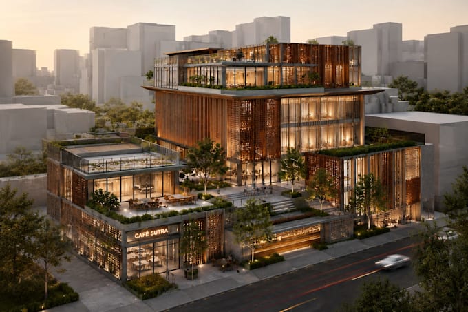 create realistic architectural renders