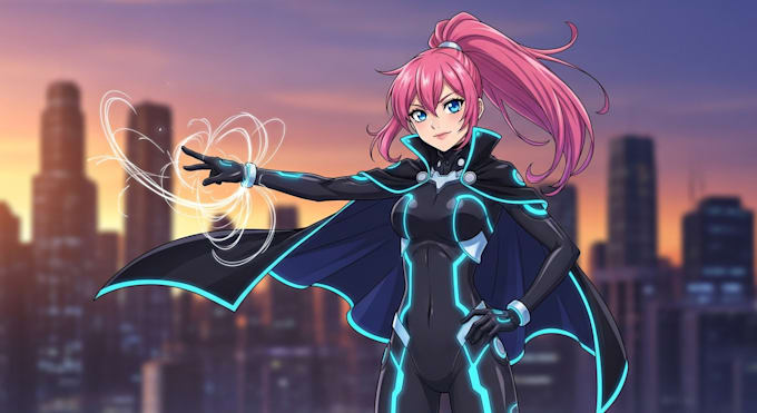 draw a manga character