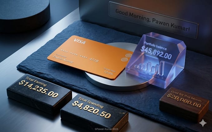design and develop a premium crypto banking web app