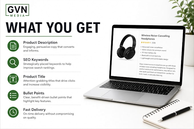 write SEO optimized product descriptions