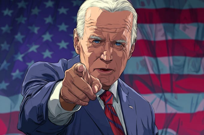 create unique political satire artwork