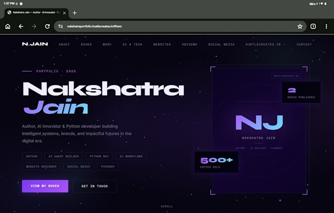 design and develop a modern conversion focused website