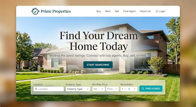 create a fully responsive web landing page