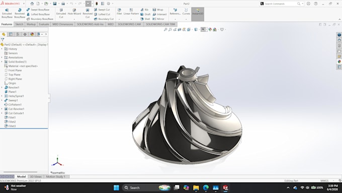 design professional 3d models and assemblies in solidworks