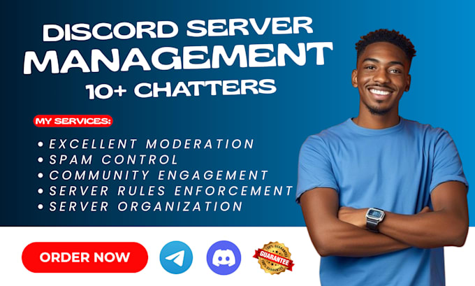 be discord server admin discord manager discord chatter
