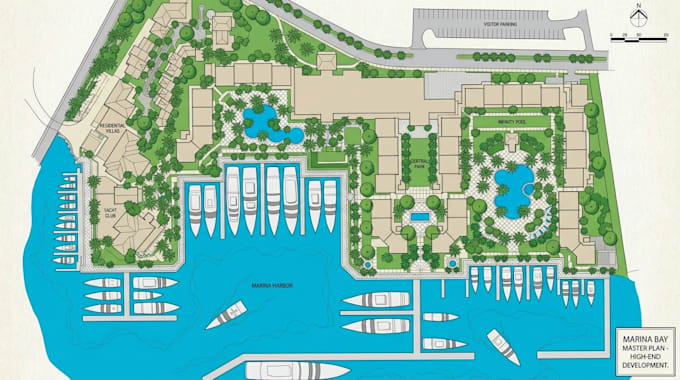 design stunning marina, harbor, and waterfront project maps