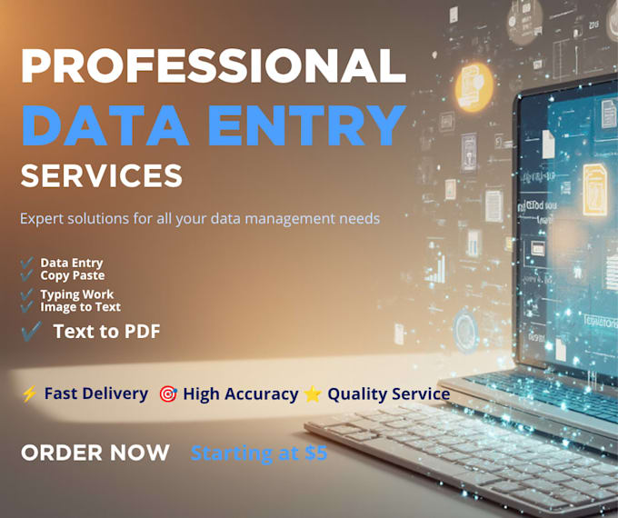 data entry,  typing word, image to text