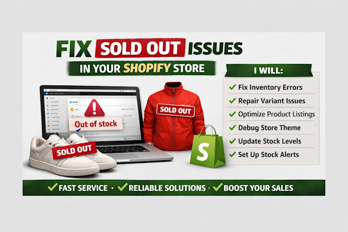 fix shopify sold out product issues fix product listing inventory issues