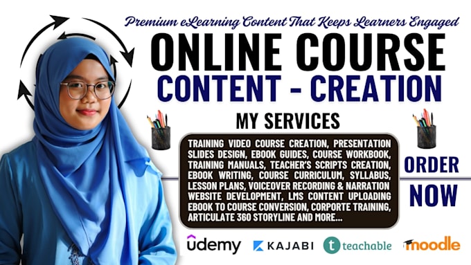 create self paced online course content with lesson plan, ebook, and certificate