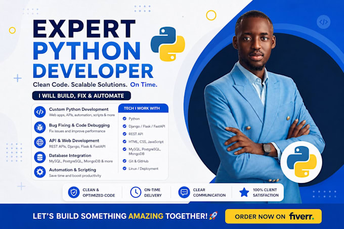 be your expert python developer for automation, bots, and ml