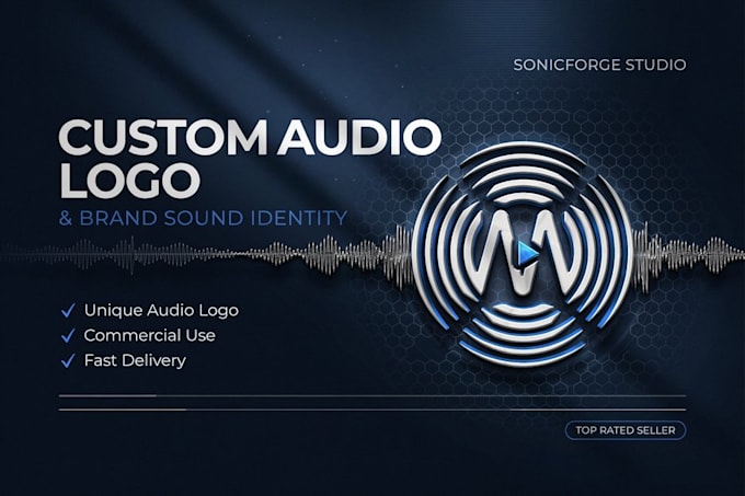 create professional custom audio logo and brand sound identity