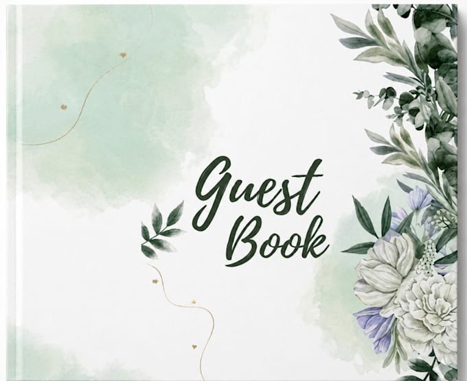 design guest book for amazon KDP
