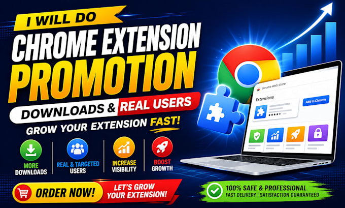 do chrome extension promotion, browser extension downloads and users