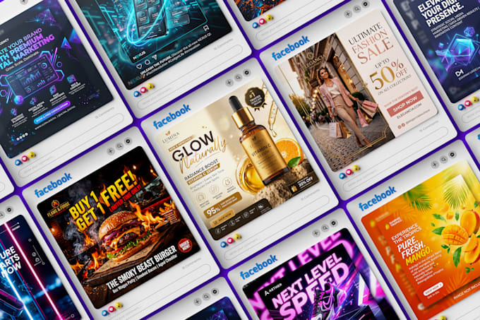 create professional social media post design for your brand