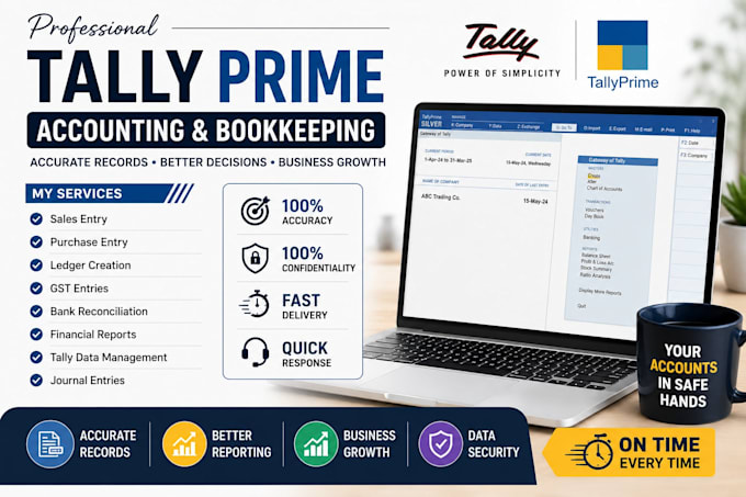 accounting and bookkeeping in tally prime