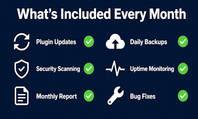 be your white label wordpress developer for monthly website maintenance and care