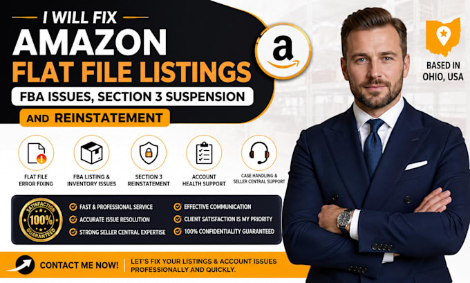 fix amazon flat file listings fba issues section 3 reinstatement suspension