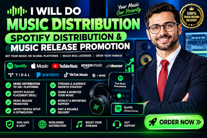 do music distribution spotify distribution and music release promotion