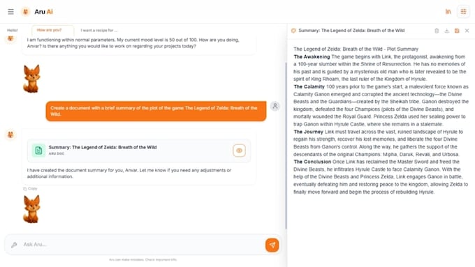 develop a custom ai assistant and llm integration
