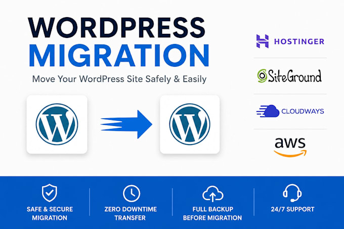 wordpress hosting migration hostinger siteground cloudways AWS cloudways saas