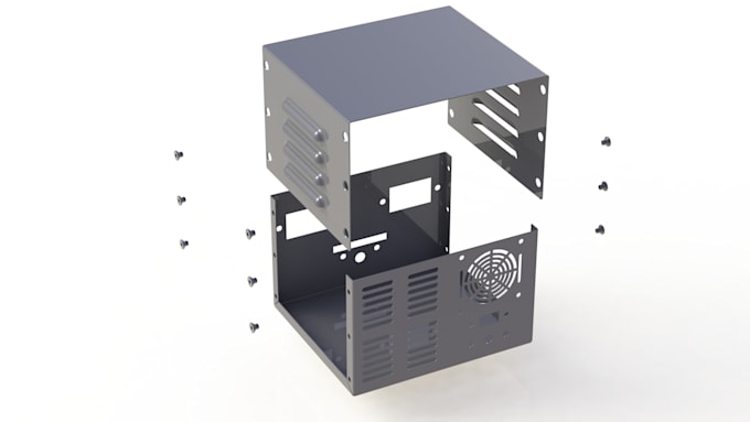 design sheet metal 3d model