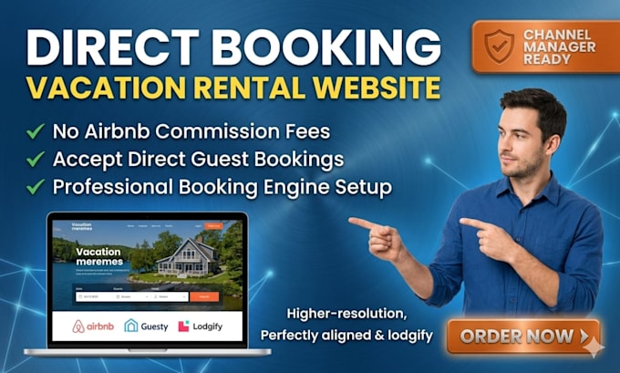setup airbnb booking com guesty, hostaway, lodgify hospitable, ownerrez listing