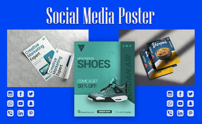 design professional facebook posts, social media posts